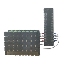 Load image into Gallery viewer, 7 Slot 18650 Powerwall Battery Case Holder, 7 Slots in Series x 3.7volts Black Plastic Batteries Case