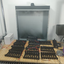 Load image into Gallery viewer, 7 Slot 18650 Powerwall Battery Case Holder, 7 Slots in Series x 3.7volts Black Plastic Batteries Case