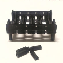 Load image into Gallery viewer, 4 Slot 18650 Powerwall Battery Case Holder, 1 Pcs 4 Slots in Series x 3.7volts Black Plastic Batteries Case