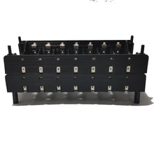 Load image into Gallery viewer, 7 Slot 18650 Powerwall Battery Case Holder, 7 Slots in Series x 3.7volts Black Plastic Batteries Case Pack of 1