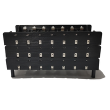 Load image into Gallery viewer, 7 Slot 18650 Powerwall Battery Case Holder, 7 Slots in Series x 3.7volts Black Plastic Batteries Case Pack of 1