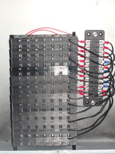 Load image into Gallery viewer, 7 Slot 18650 Powerwall Battery Case Holder, 7 Slots in Series x 3.7volts Black Plastic Batteries Case Pack of 2